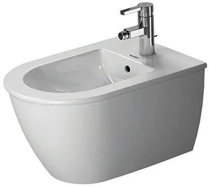 Duravit Wand-Bidet Darling New 540 mm m.ÜL, m.HLB, 1 HL, Durafix, weiß WG
