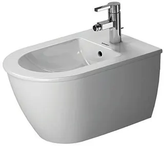 DU Wand-Bidet Darling New 540 mm m.ÜL, m.HLB, 1 HL, Durafix, weiß WG
