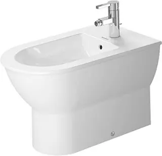 DU Stand-Bidet Darling New 630 mm mit ÜL, mit HLB, 1 HL, weiß WonderGliss