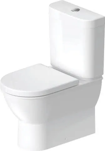 Duravit Stand-WC Kombi Darling New 630 mm Tiefspüler, f.SPK, Abg.Vario, weiß