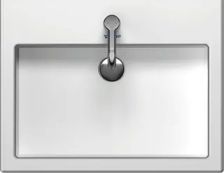 Duravit Waschtisch Vero 600 mm mit ÜL, mit HLB, 1 HL, weiß – Bild 4