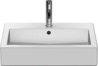 Duravit Waschtisch Vero 600 mm mit ÜL, mit HLB, 1 HL, weiß – Bild 5