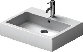 Duravit Waschtisch Vero 600 mm m.ÜL, m.HLB, 1 HL, geschl., weiß WG