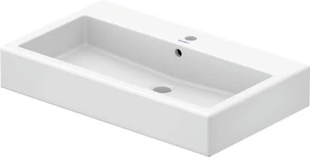 Duravit Waschtisch Vero 800 mm m.ÜL, m.HLB, 1 HL, geschl., weiß