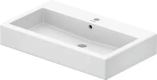 Duravit Waschtisch Vero 800 mm mit ÜL, mit HLB, 1 HL, weiß