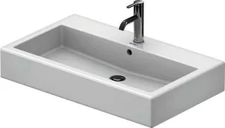 Duravit Waschtisch Vero 800 mm mit ÜL, mit HLB, 1 HL, weiß – Bild 2