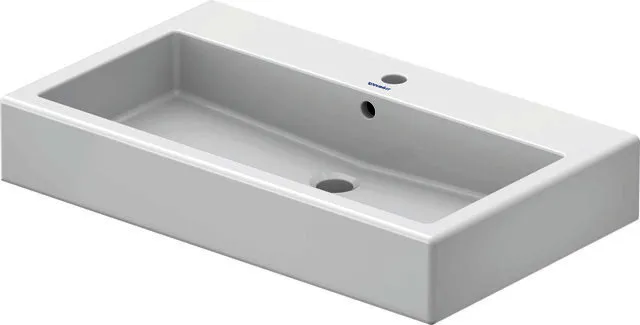 Duravit Waschtisch Vero 800 mm mit ÜL, mit HLB, 1 HL, weiß WonderGliss