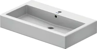 Duravit Waschtisch Vero 800 mm mit ÜL, mit HLB, 1 HL, weiß WonderGliss