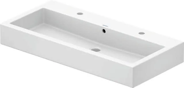 Duravit Waschtisch Vero 1000 mm m.ÜL, m.HLB, 2 HL,1 Becken, weiß