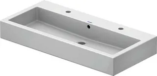 Duravit Waschtisch Vero 1000 mm m.ÜL, m.HLB, 2 HL, 1 Becken, weiß, WG – Bild 2