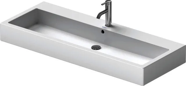 Duravit Waschtisch Vero 1200 mm m.ÜL, m.HLB, 1 HL mitte, geschl., weiß
