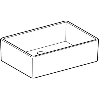 Geberit Publica Mehrzweckbecken ohne Überlauf 60x13x40cm, weiß – Bild 3