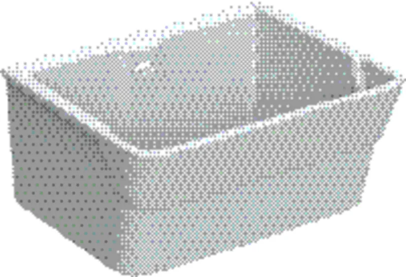 Geberit Publica Garda Mehrzweckbecken 74x35x58,5cm, mit Überlauf, weiß