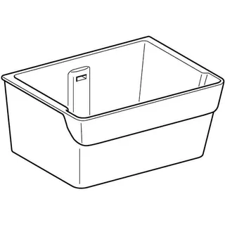 Geberit Publica Garda Mehrzweckbecken 74x35x58,5cm, mit Überlauf, weiß – Bild 3