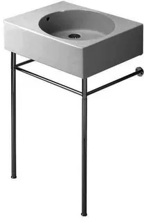 Duravit Design Classics Becken Scola 615 mm m.ÜL,m.HLB,HL-Vst.,Becken li.,weiß – Bild 2