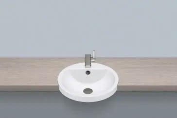 Alape Halbeinbaubecken S450H 2900000 Weiß