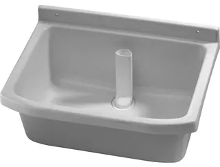 Syntec Mehrzweckbecken 55x39cm 1TPB55035 weiß-marmoriert