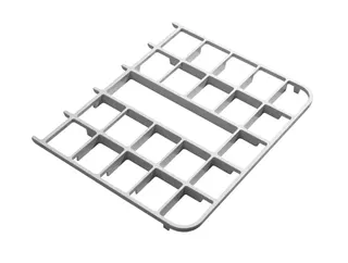 Romay Auflagerost zu Trend+Syntec 55 cm, 1ROS10035 weiß-marmoriert