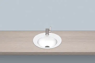 Alape Einbaubecken K400H 2003000 Weiß