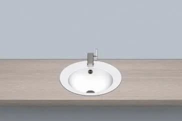 Alape Einbaubecken K450H 2004000 Weiß