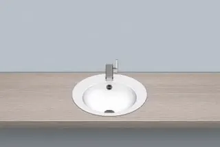 Alape Einbaubecken K450H 2004000 Weiß