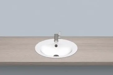 Alape Einbaubecken O500H 2102000 Weiß