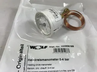 Wolf Heizkreismanometer 0-4 bar für GB