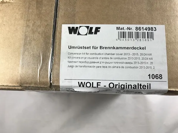 Wolf Umrüstset für Brennkammerdeckel