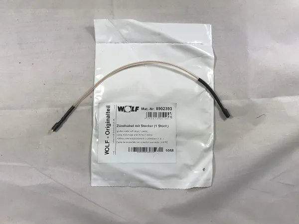 Wolf Zündkabel mit Stecker für Blaubrenner RE