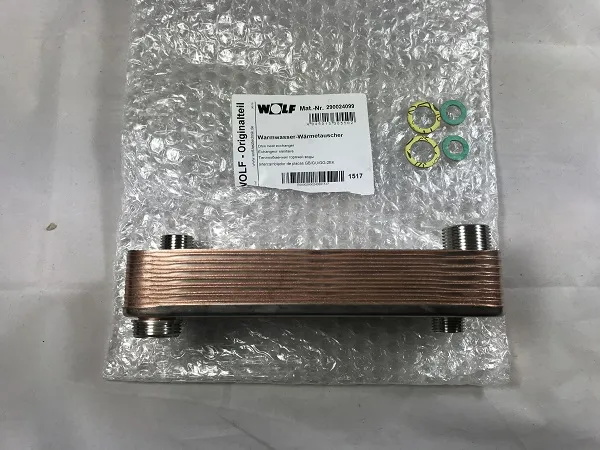 Wolf Warmwasserwärmetauscher für GB/GU/GG-2EK