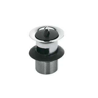 KLUDI Waschtisch- und Bidet-Sifon Schaftventil 1 1/4" ohne Kettenhalter chrom