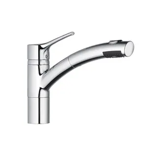 KLUDI TRENDO Spültisch-EHM DN 8 herausziehbare Brause edelstahlfinish