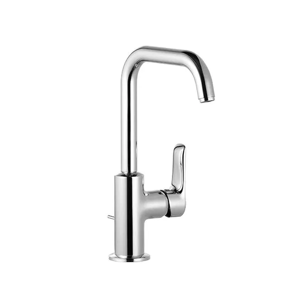 KLUDI PURE & SOLID Waschtisch Armatur, hoher Auslauf, ohne Ablaufgarnitur, chrom