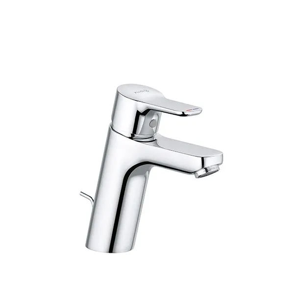 KLUDI PURE & EASY Waschtisch Armatur 100 mit Ablaufgarnitur chrom