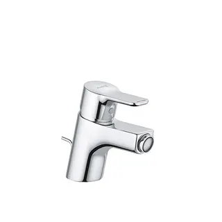 KLUDI PURE & EASY Bidet Armatur, mit Metallablaufgarnitur, chrom