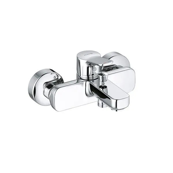 KLUDI PURE & EASY Badearmatur chrom, Aufputz