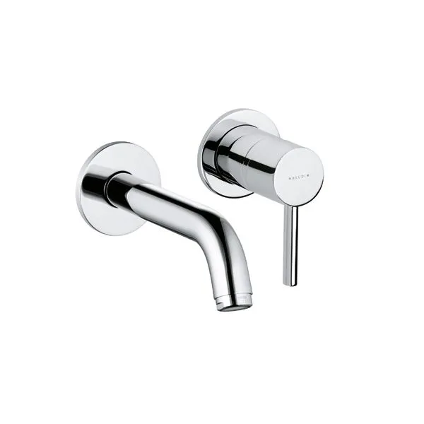 Kludi Bozz Waschtisch 2-Loch-Wand-Einhebelmischer Ausladung 180 mm chrom