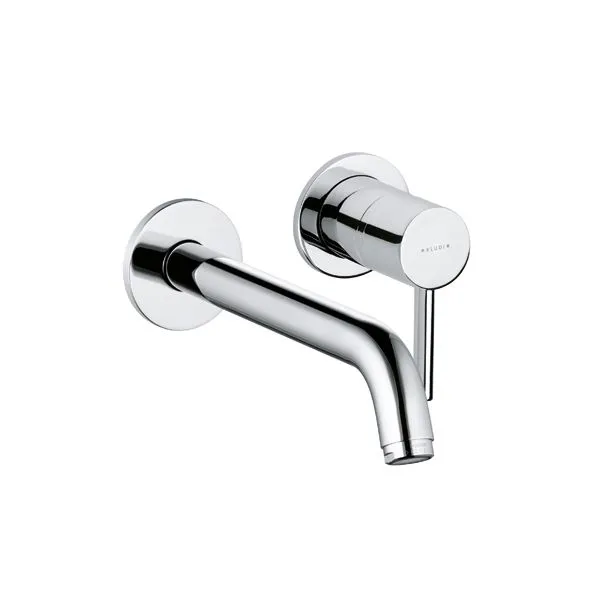 Kludi Bozz Waschtisch 2-Loch-Wand-Einhebelmischer Ausladung 230 mm chrom