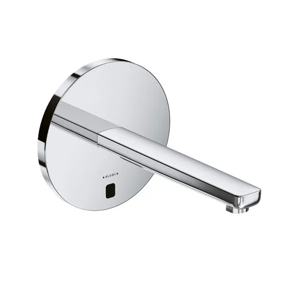 KLUDI ZENTA-E Unterputz-Wandarmatur, Run ohne Mischhebel, 240mm Ausl. chrom
