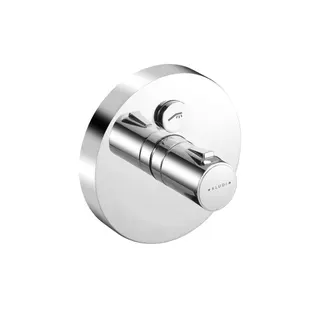 KLUDI PUSH UP-Thermostatarm. mit Druck- taste für 1 Verb., rund chrom