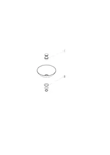 Alape Schalenbecken K360.GS 3501000 Weiß – Bild 2