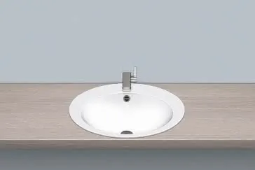 Alape Einbaubecken O600H 2104000 Weiß