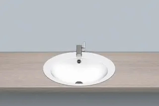 Alape Einbaubecken O600H 2104000 Weiß