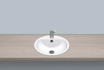 Alape Einbaubecken S450H 2406000 Weiß