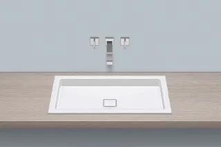 Alape Einbaubecken RE700.4 2207000 Weiß
