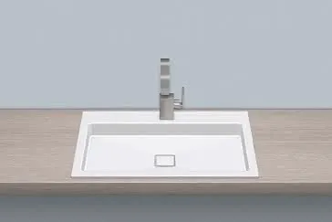 Alape Einbaubecken RE700H.2 2208000 Weiß