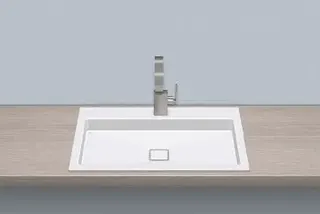 Alape Einbaubecken RE700H.2 2208000 Weiß