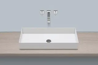 Alape Aufsatzbecken ME750 3213000 Weiß