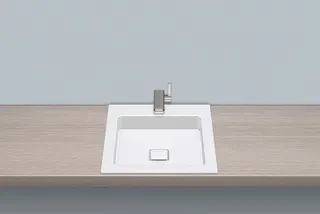 Alape Einbaubecken Q450H 2303000 Weiß