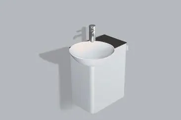 Alape Waschplatz Insert1 5241000 Anthrazit Braun